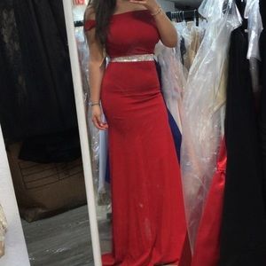 Red prom dress